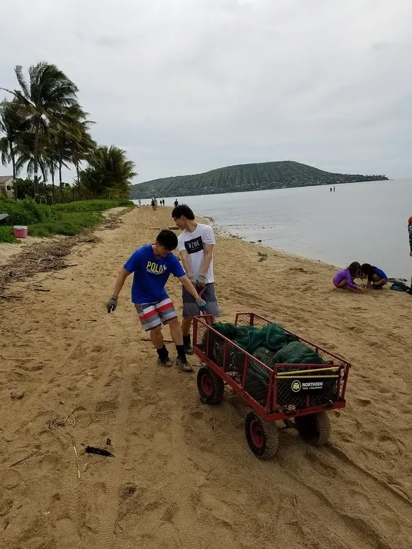 Maunalua Beach Clean Up