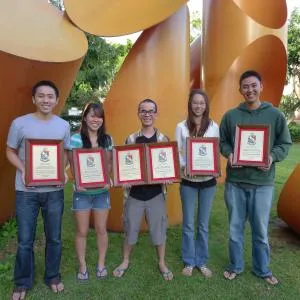 Officers holding six awards from the 2005-06 through 2010-11 academic years